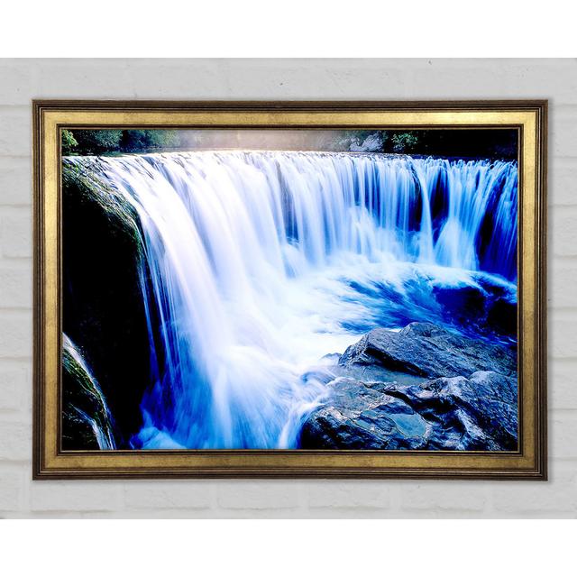 Rainbow Over Waterfall - Single Picture Frame Art Prints Union Rustic Size: 42.1cm H x 59.7cm W on Productcaster.