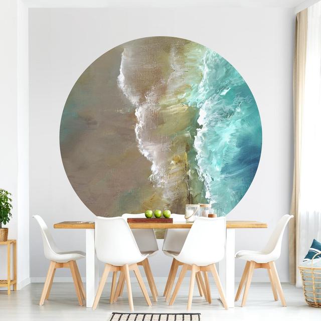 Cuevas Matte Self Adhesive Mural Highland Dunes Size: 150cm L x 150cm W on Productcaster.