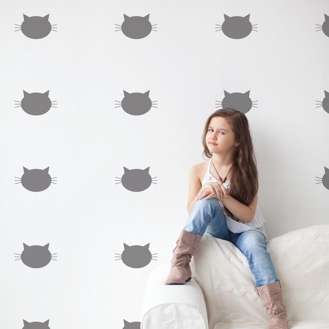 Animals Wall Decal Brayden Studio Colour: Light Grey on Productcaster.