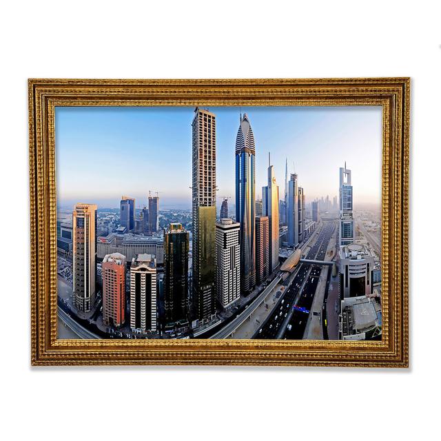 Dubai Building Blocks - Print Ebern Designs Size: 42.1cm H x 59.7cm W x 3cm D on Productcaster.