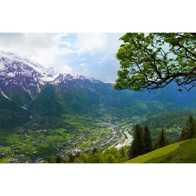 View of Chamonix, France by Serr Novik - Wrapped Canvas Photograph Alpen Home Size: 30cm H x 46cm W x 3.8cm D on Productcaster.