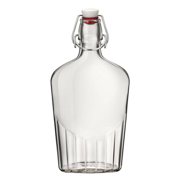 Glass Single Oil / Vinegar Cruet Bormioli Rocco Size: 9cm H x 5cm W x 5cm D on Productcaster.