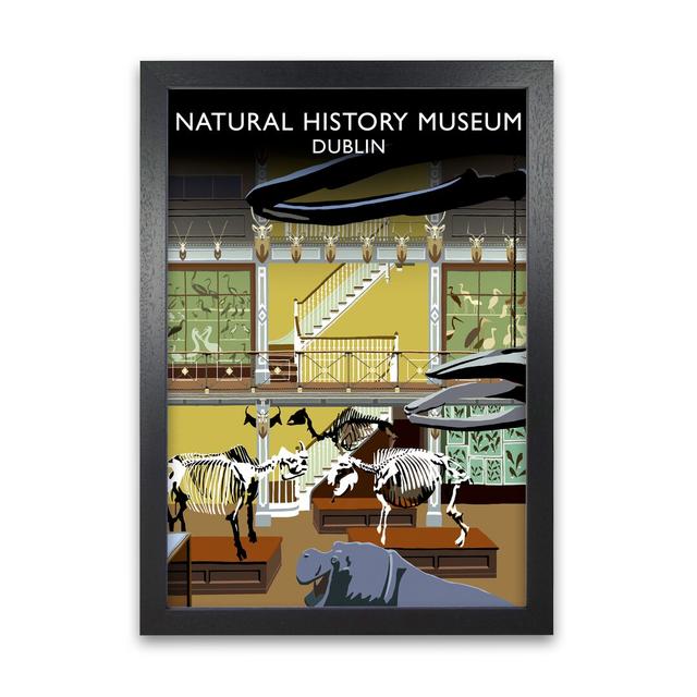 National History Museum Dublin by Richard O'Neill - Picture Frame Graphic Art Print on Paper 17 Stories Frame Options: Black, Size: 29.7 cm H x 21 cm on Productcaster.