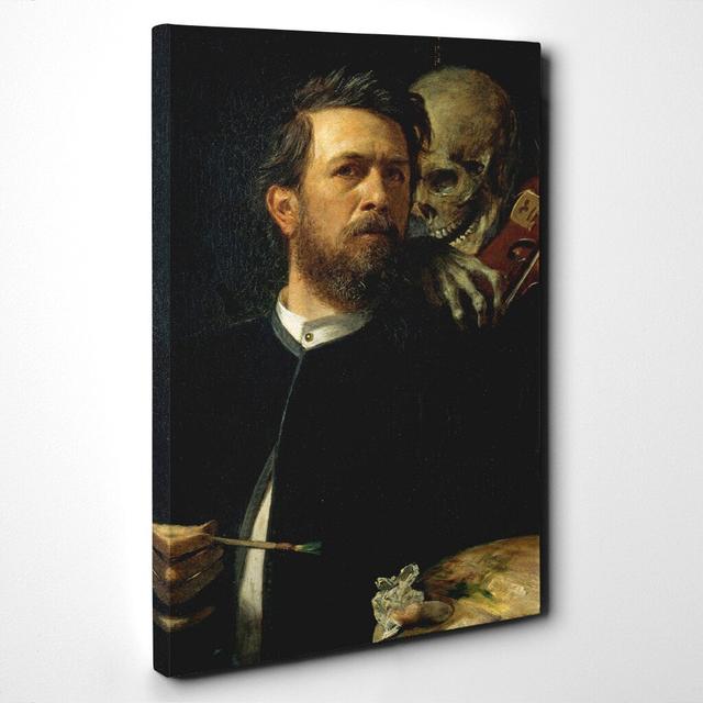 Arnold Böcklin - Wrapped Canvas Painting East Urban Home Size: 100cm H x 70cm W on Productcaster.