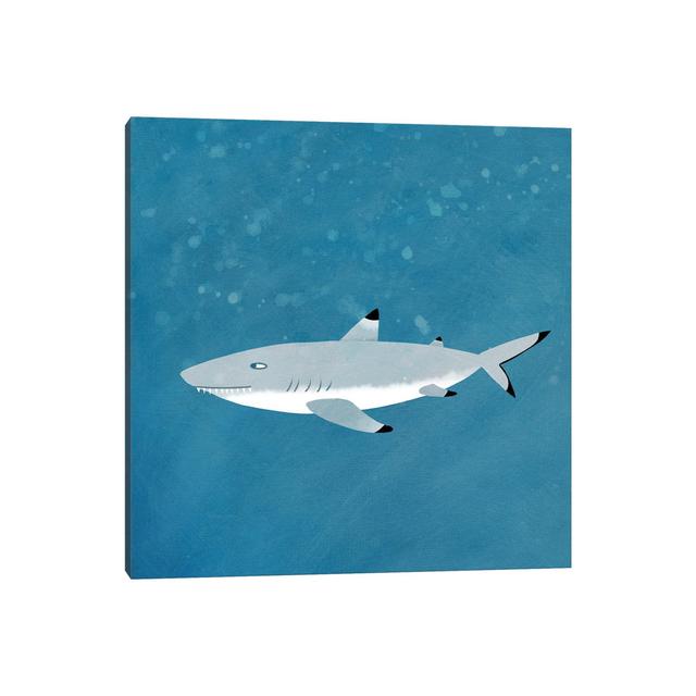 Black Tipped Reef Shark Highland Dunes Size: 93.98cm H x 93.98cm W on Productcaster.