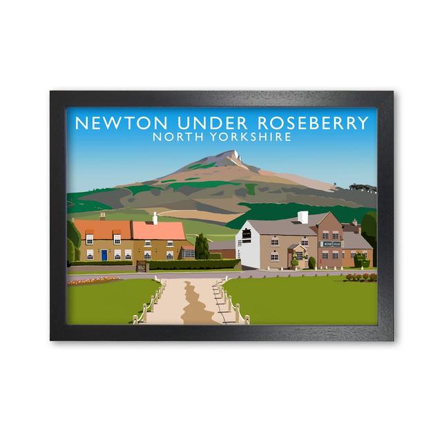 Newton Under Roseberry North Yorkshire by Richard O'Neill - Single Picture Frame Print 17 Stories Size: 59.4cm H x 81.4cm W, Frame Option: Black on Productcaster.