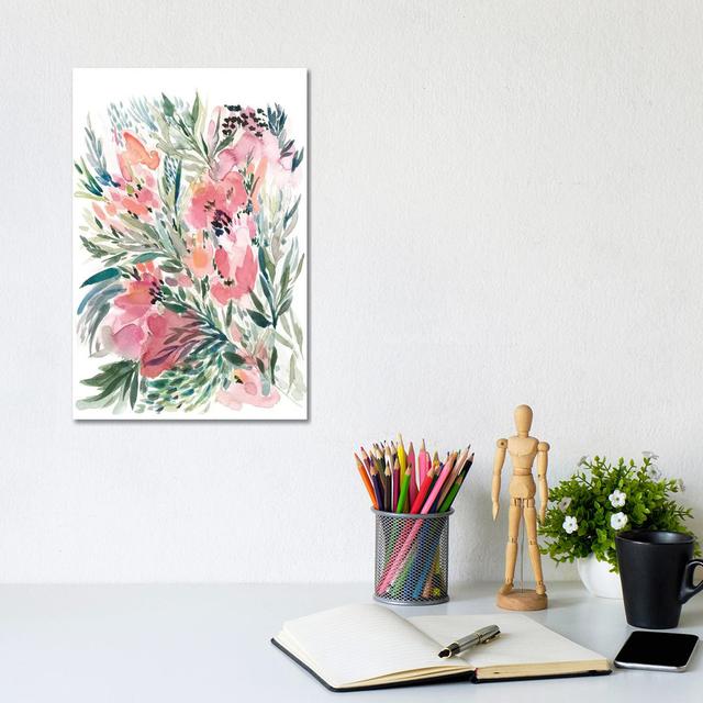 Floral Bouquet IV by Albina Bratcheva - Wrapped Canvas Print Rosalind Wheeler Size: 30.48cm H x 20.32cm W x 1.905cm D on Productcaster.