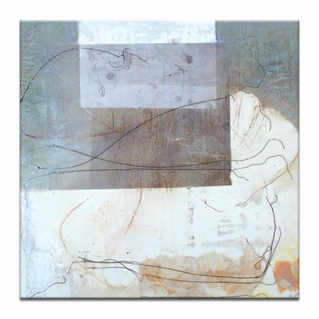 Linear Encaustic 1 by Gill Cohn Art Print on Canvas East Urban Home Size: 76 cm H x 76 cm W x 3.81 cm D on Productcaster.