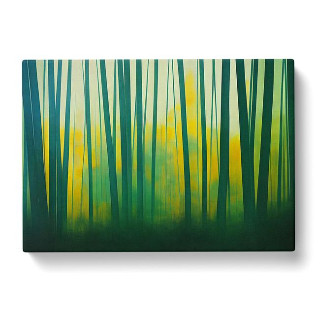 Colourful Bamboo Forest Vol.3 - Wrapped Canvas Painting Alpen Home Size: 40cm H x 60cm W x 3cm D on Productcaster.