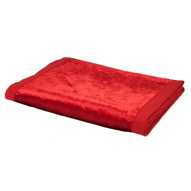 Emmanuelle 100% Polyester Bed Runner Fairmont Park Colour: Red, Size: 50cm H x 220cm W on Productcaster.