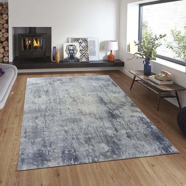 Halyn Machine Woven Blue Rug Williston Forge Rug Size: Rectangle 80 x 300cm on Productcaster.