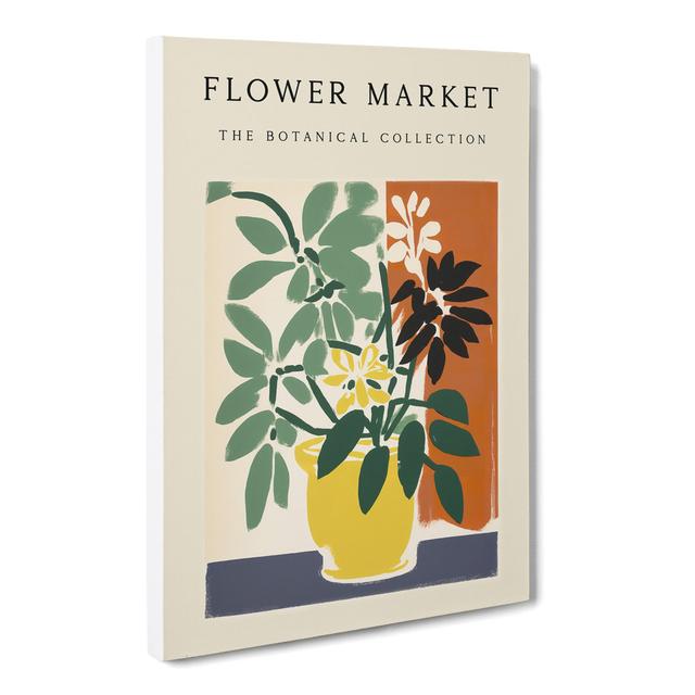 The Botanical Flower Market Exhibition No.6 George Oliver Size: 50cm H x 35cm W x 3cm D on Productcaster.