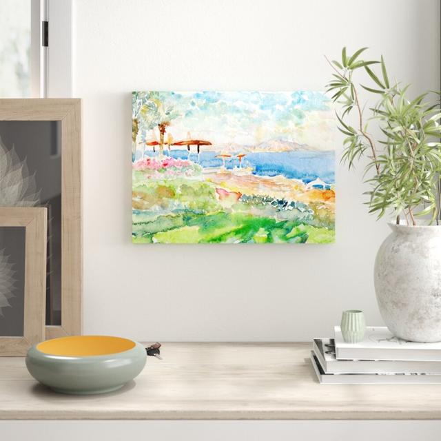 Oliver Gal 'Waterfront Landscape' Graphic Art on Canvas East Urban Home Size: 45.7cm H x 61cm W x 3.80cm D on Productcaster.