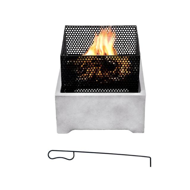 Concrete Wood Burning Fire Pit Teamson home on Productcaster.