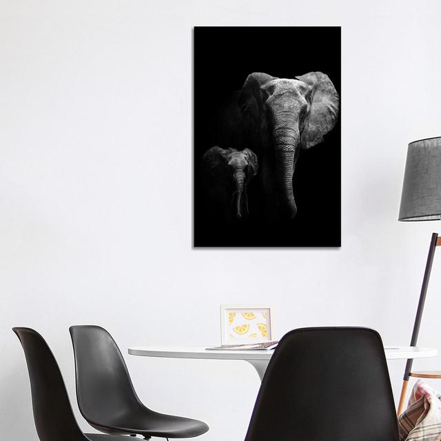 Mother And Child by WildPhotoArt - Wrapped Canvas Art Prints Latitude Run Size: 101.6cm H x 66.04cm W x 3.81cm D on Productcaster.