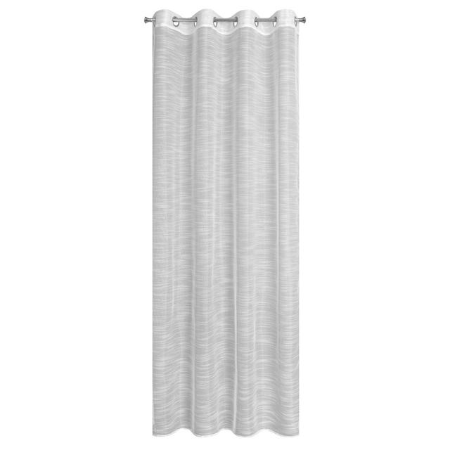 Kaushar Eyelet Sheer Curtain 17 Stories Colour: White on Productcaster.