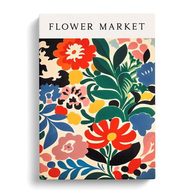 The Flower Market Exhibition No. 10 George Oliver Size: 91cm H x 60cm W x 3cm D on Productcaster.