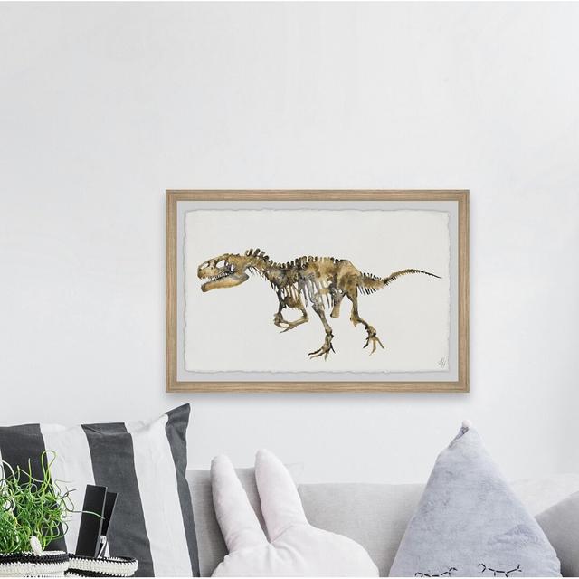 Rory "Tyrant Lizard Skeleton" Framed Art Harriet Bee Size: 61cm H x 91cm W on Productcaster.