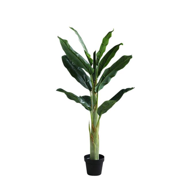 125Cm Artificial Banana Leaf Tree in Pot The Seasonal Aisle on Productcaster.