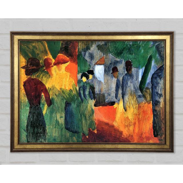 People In The Park by August Macke - Print Ophelia & Co. Size: 29.7cm H x 42cm W x 1.5cm D on Productcaster.