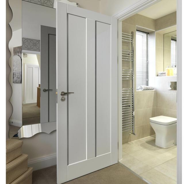 Barbados Fire Door Primed JB Kind Doors Door Size: 198.1cm H x 68.6cm W x 4.4cm D on Productcaster.