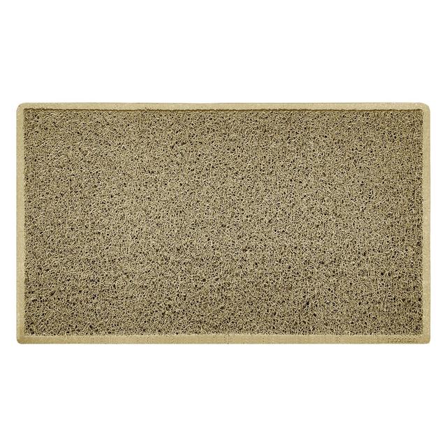 Non-slip Indoor / Outdoor Doormat NICOMAN Colour: Beige, Mat Size: 45cm W x 75cm L on Productcaster.