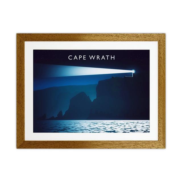 Cape Wrath by Richard O'Neill - Print Corrigan Studio Format: Brown Framed, Size: 43.5cm H x 53.5cm W x 3cm D on Productcaster.