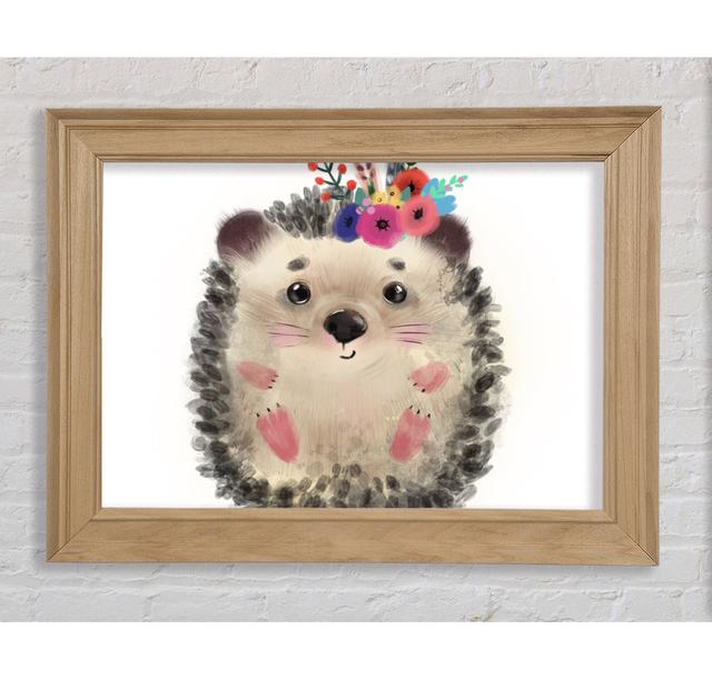 The Curled Up Hedgehog Framed Print Bright Star Size: 42cm H x 59.7cm W on Productcaster.