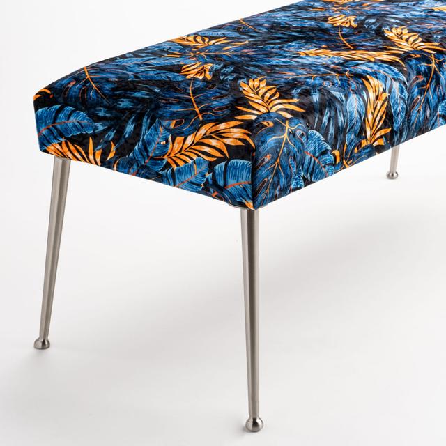 Whitham Upholstered Bench 17 Stories Size: H40 x W45 x D30cm on Productcaster.