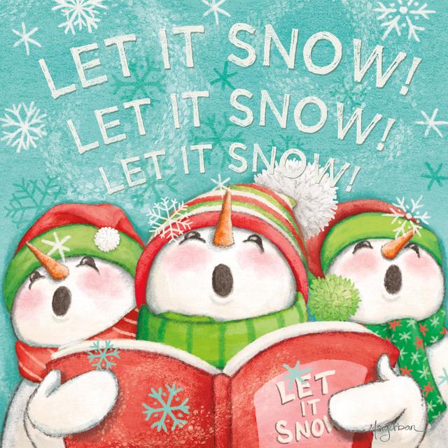 Let It Snow VIII Eyes Open by Mary Urban - Wrapped Canvas Print The Seasonal Aisle Size: 76.2cm H x 76.2cm W x 3.8cm D on Productcaster.