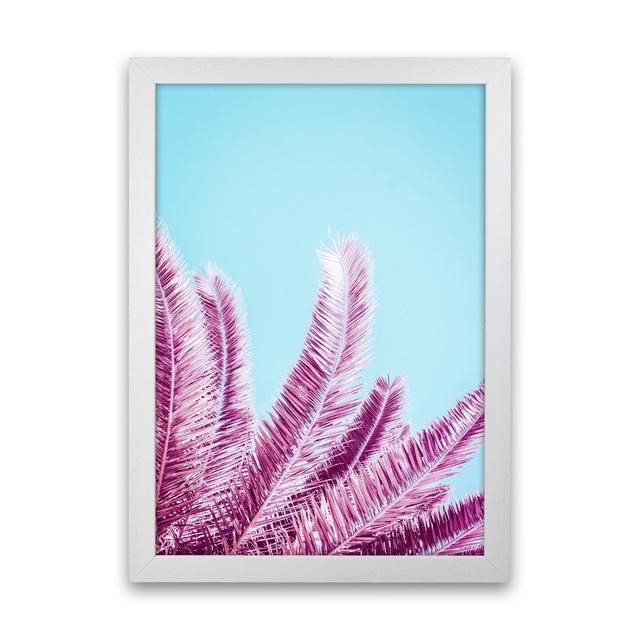 Pink Palm Trees by Victoria Frost - Print 17 Stories Size: 46cm H x 34cm W x 3cm D, Format: White Framed on Productcaster.