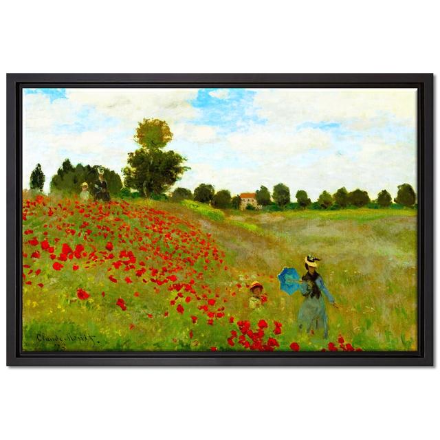 Gerahmtes Leinwandbild Felder um Argenteuil von Claude Monet Rosalind Wheeler Maße: 45 cm H x 65 cm B x 2,5 cm T on Productcaster.