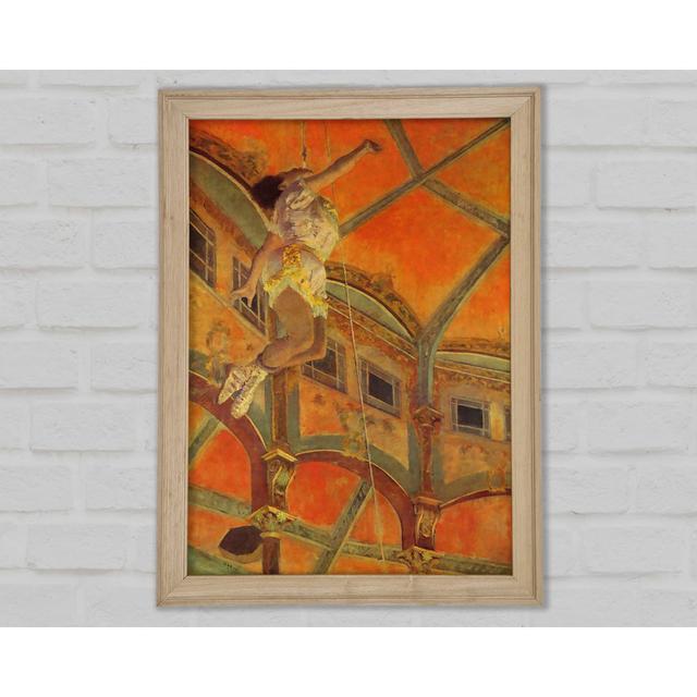 Miss Lala In Circus Fernando by Degas - Single Picture Frame Art Prints Bright Star Size: 84.1cm H x 59.7cm W x 1.5cm D on Productcaster.