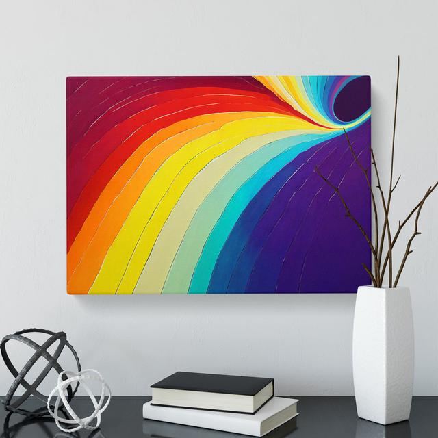 Rainbow Vol.3 Abstract - Wrapped Canvas Painting Metro Lane on Productcaster.