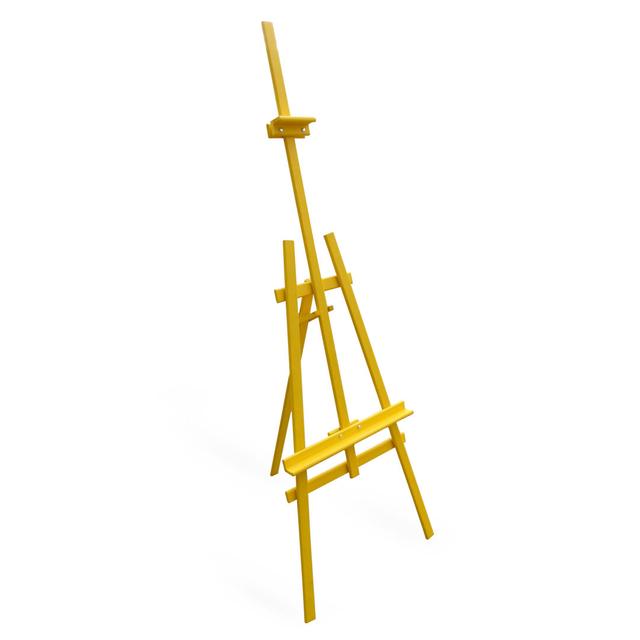 Gargi Folding Tripod Easel Ebern Designs Colour: Yellow, Size: 180'Hx51'Wx45'D on Productcaster.