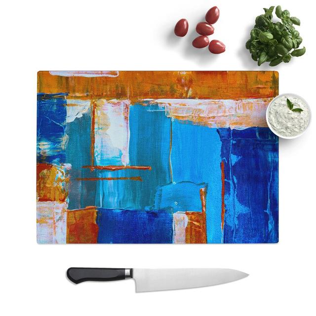 Tempered Glass Art Painting Vol.17 Chopping Board East Urban Home Size: 39 cm W x 28.5 cm L on Productcaster.