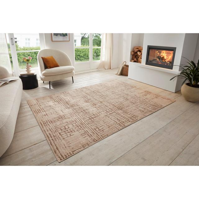 Machine Woven 100% Polypropylene Beige/Brown Rug Hanse Home Rug Size: Rectangular 200cm x 280cm on Productcaster.