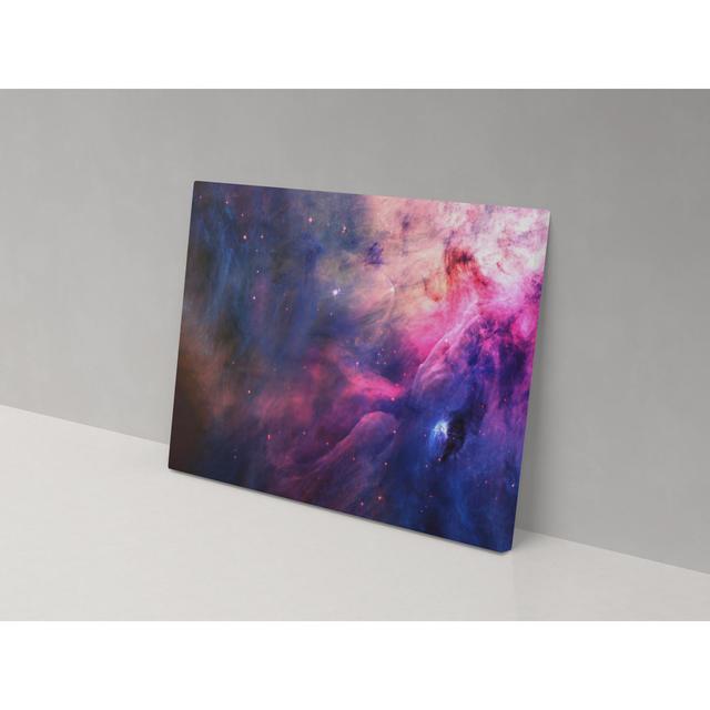 Pink Galaxies - Wrapped Canvas Painting Metro Lane Size: 52cm H x 82cm W x 4cm D on Productcaster.