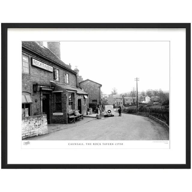 'Caunsall, the Rock Tavern C1950' by Francis Frith - Picture Frame Photograph Print on Paper The Francis Frith Collection Size: 45cm H x 60cm W x 2.3c on Productcaster.