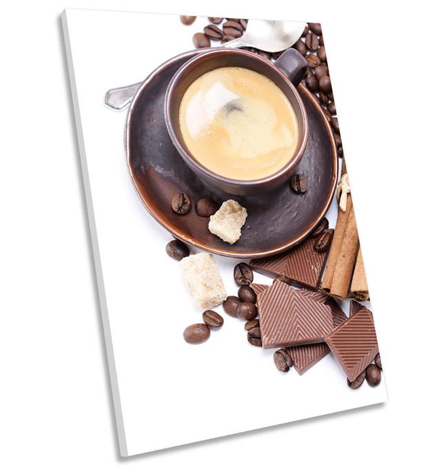 Coffee Espresso Cup Kitchen - Wrapped Canvas Photograph 17 Stories Size: 91.4cm H x 61cm W on Productcaster.