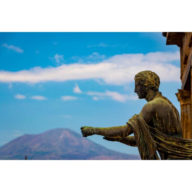 Goris Vesuvius in the Background - Wrapped Canvas Photograph Latitude Run Size: 30cm H x 46cm W x 3.8cm D on Productcaster.