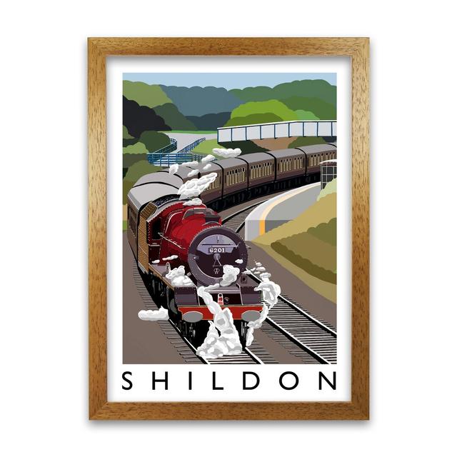 Shildon by Richard O'Neill - Single Picture Frame Print 17 Stories Size: 30cm H x 21cm W , Frame Options: Brown on Productcaster.