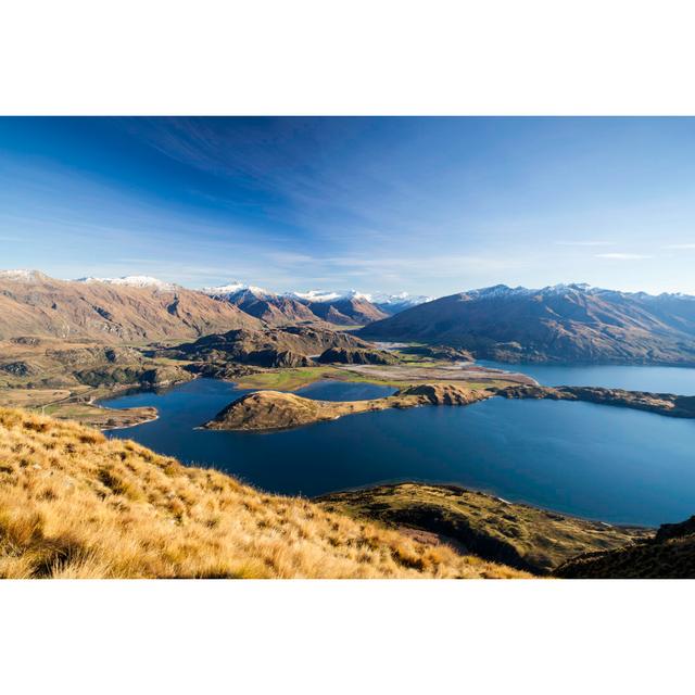 Lake Wanaka From Roys Peak by Simonbradfield - Print Alpen Home Size: 81cm H x 122cm W x 3.8cm D on Productcaster.