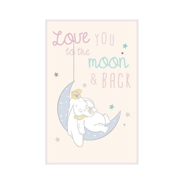 Poster Dumbo Moon Disney Maße: 70 cm H x 50 cm B on Productcaster.