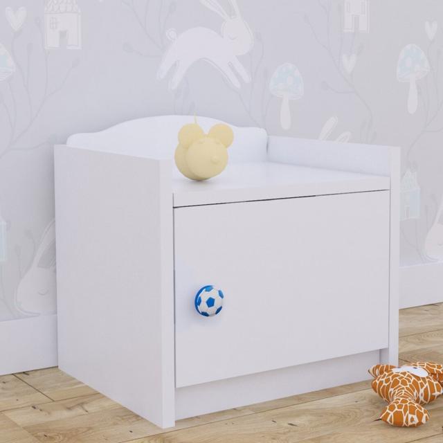 Baby Mix 1 Drawer Nightstand Happy Babies Colour: Blue on Productcaster.