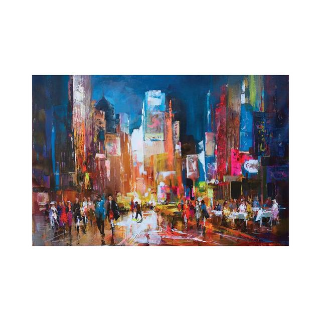 New York by Willem Haenraets - Wrapped Canvas Painting ClassicLiving Size: 66.04cm H x 101.6cm W x 3.81cm D on Productcaster.