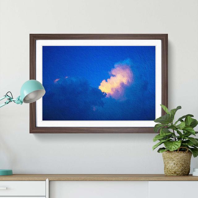 Light Upon the Clouds - Picture Frame Painting Print East Urban Home Frame Option: Walnut Framed, Size: 48cm H x 65cm W x 2cm D on Productcaster.