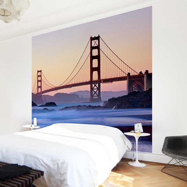 Matt Fototapete San Francisco Romance 2,4 m x 240 cm East Urban Home Materialqualität: Premium (150 g/m²), Größe: 1,92 m x 192 cm on Productcaster.