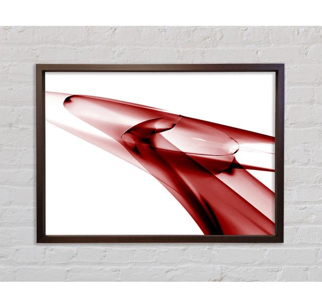 Red Ice - Single Picture Frame Print on Canvas Bright Star Size: 59.7cm H x 84.1cm W x 3.3cm D on Productcaster.