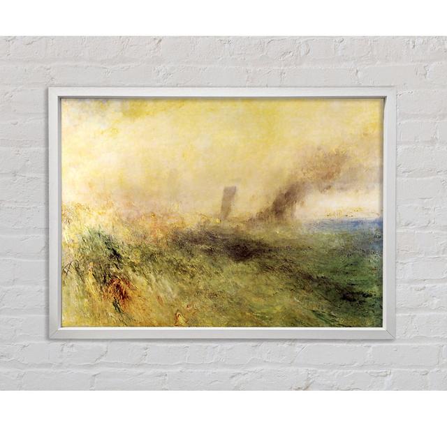 Joseph Mallord Turner Seascape Folkestone - Single Picture Frame Art Prints on Canvas Bright Star Size: 84.1cm H x 118.9cm W on Productcaster.